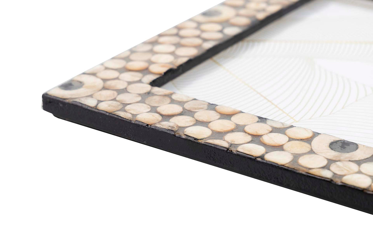 Black Golden Capiz Portos 20x25 cm