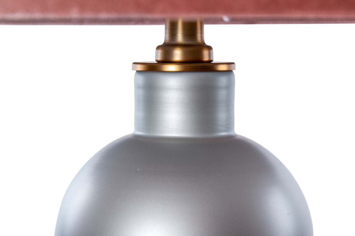 Lâmpada de mesa de cristal 38x38x70 cm