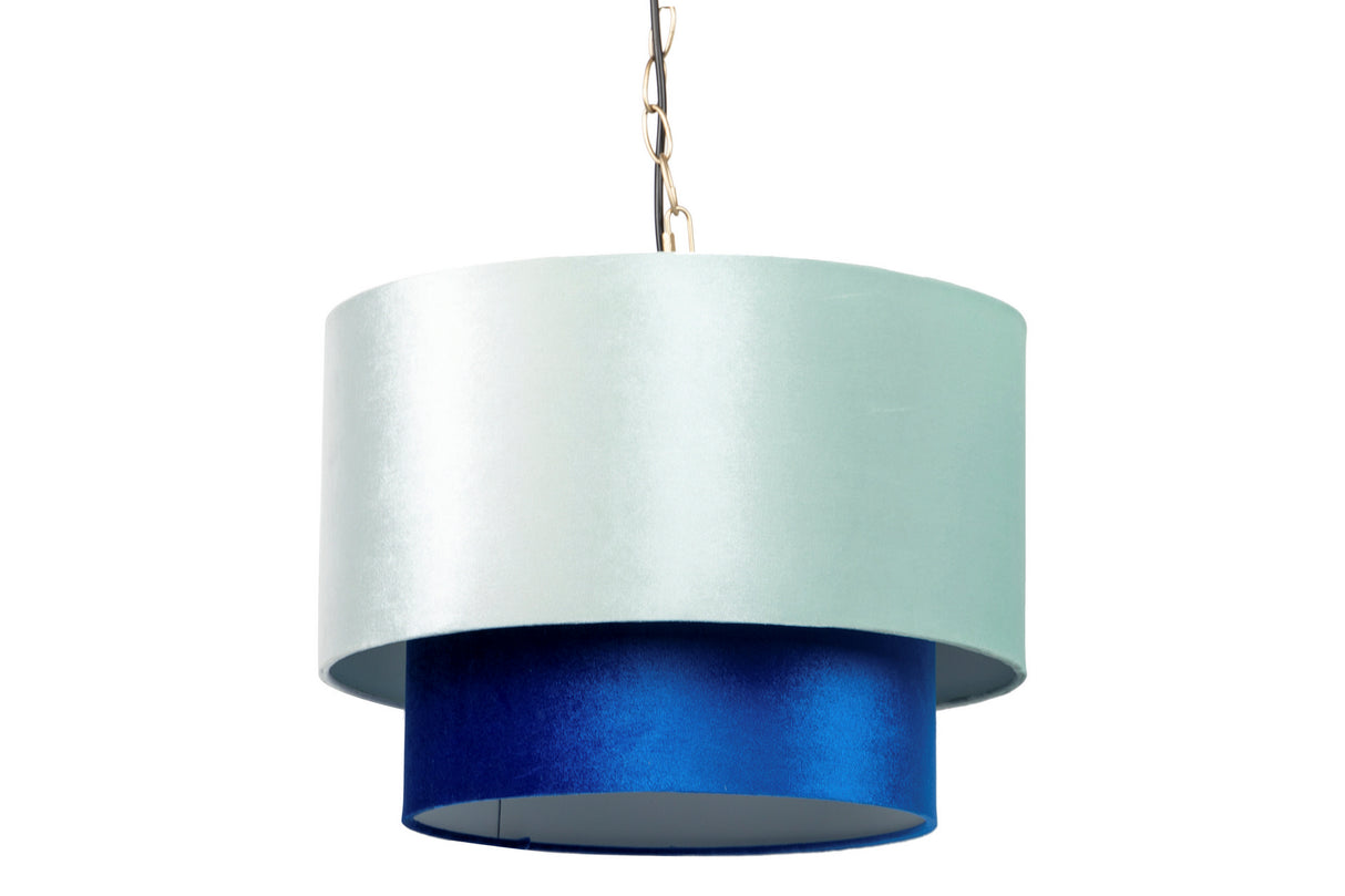 LAMPARA DE TECHO METAL-POLIESTER 45x45x149 CM