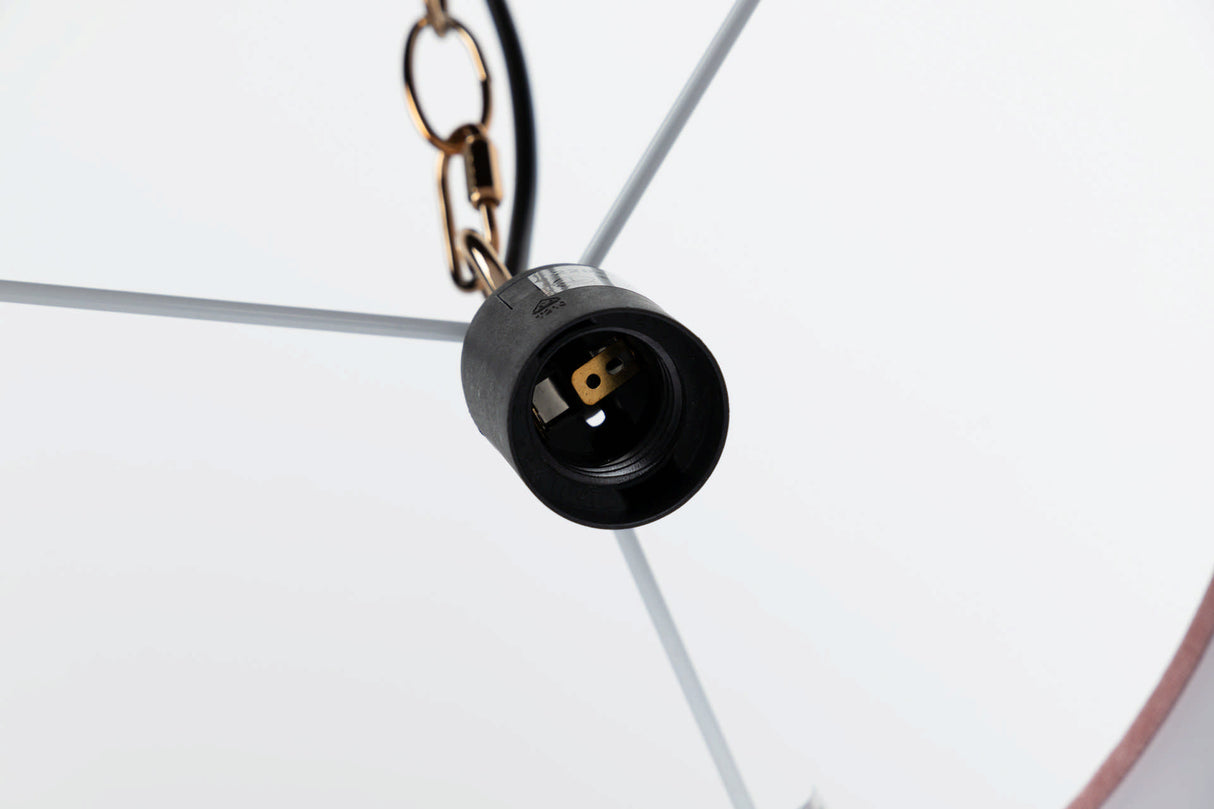 Metallpoliester-Dachlampe 45x45x149 cm