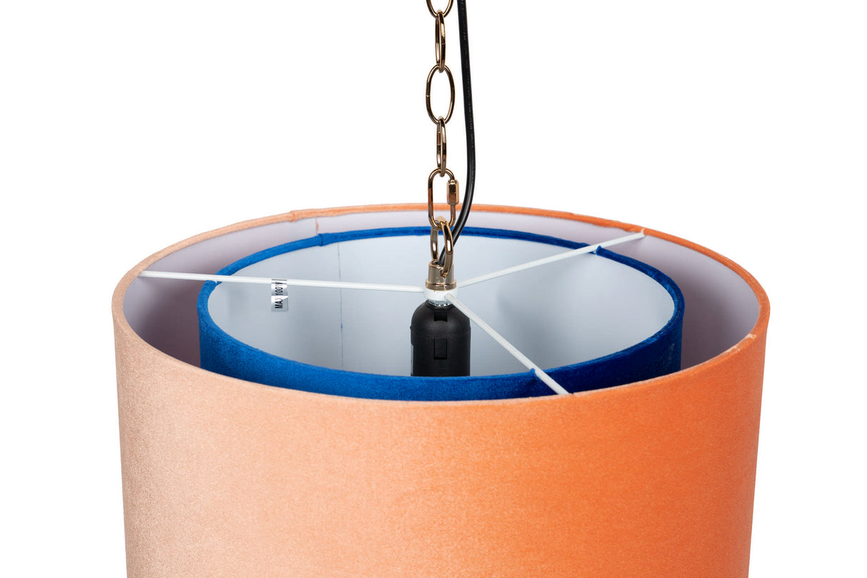 Lâmpada de telhado de metal-poliester 45x45x149 cm