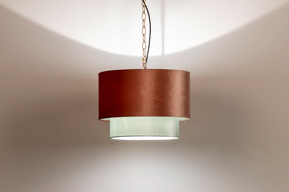 Lâmpada de telhado de metal-poliester 45x45x149 cm