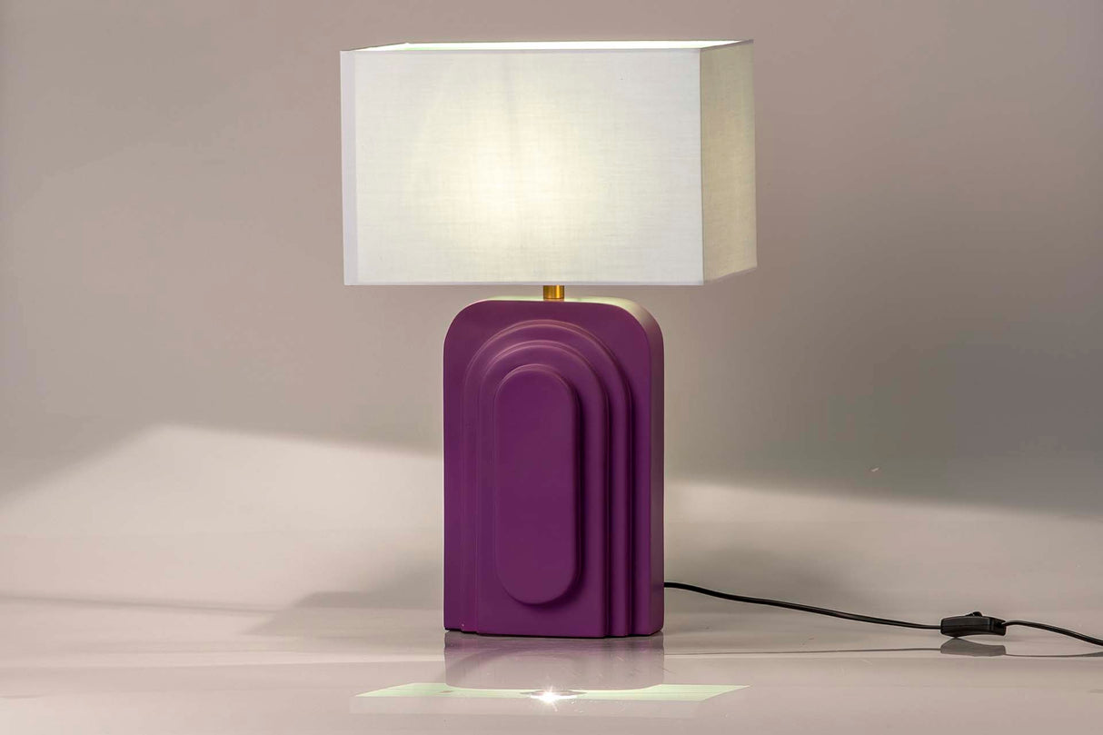 Lampada desktop polyresina 33x23x41 cm