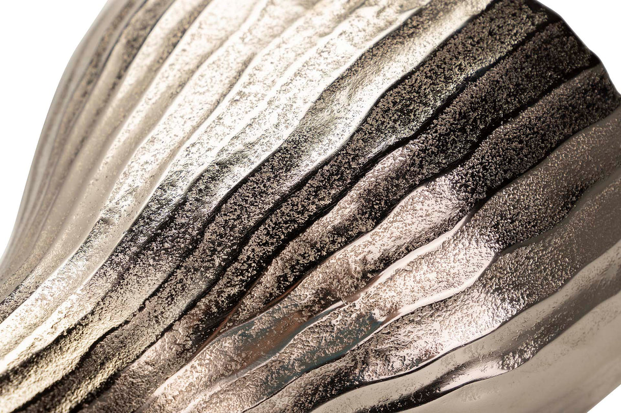 FLORERO ALUMINIO PLATEADO 31x23x38 CM