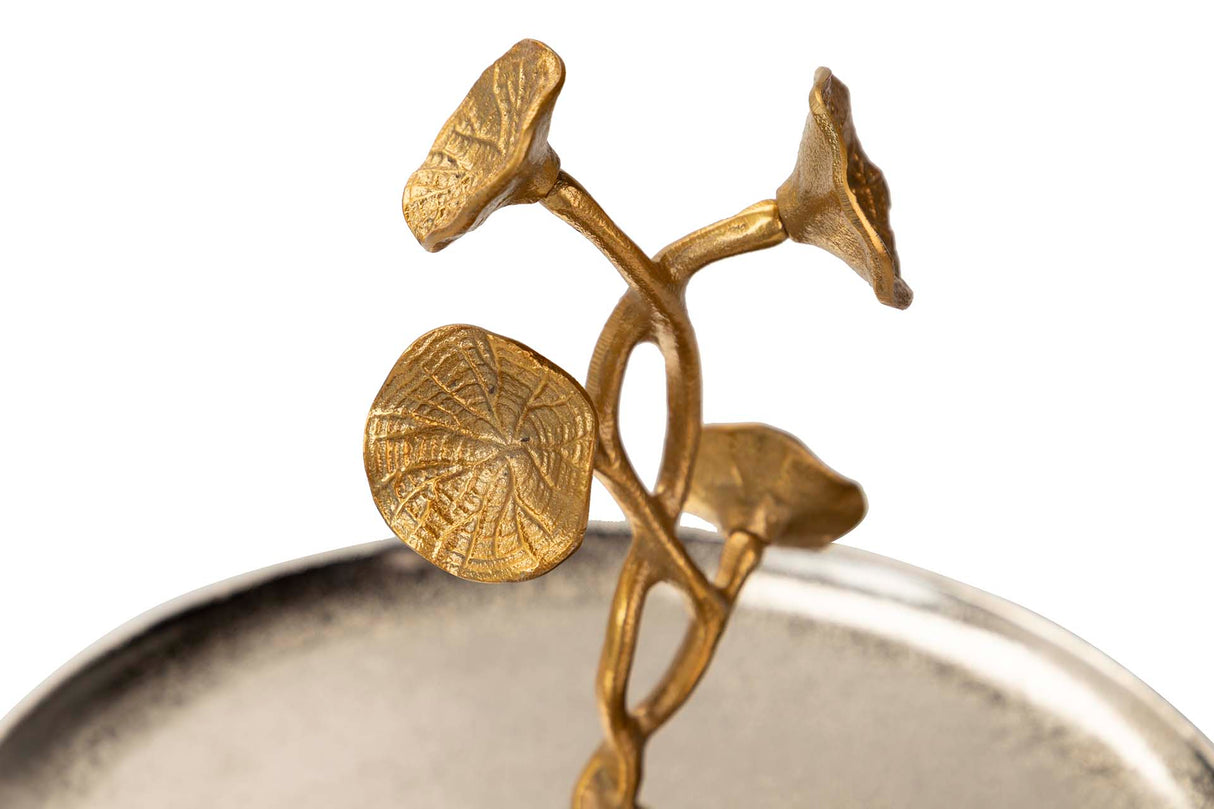 Silber- und Gold -Aluminium -Zentrum 28x28x28 cm