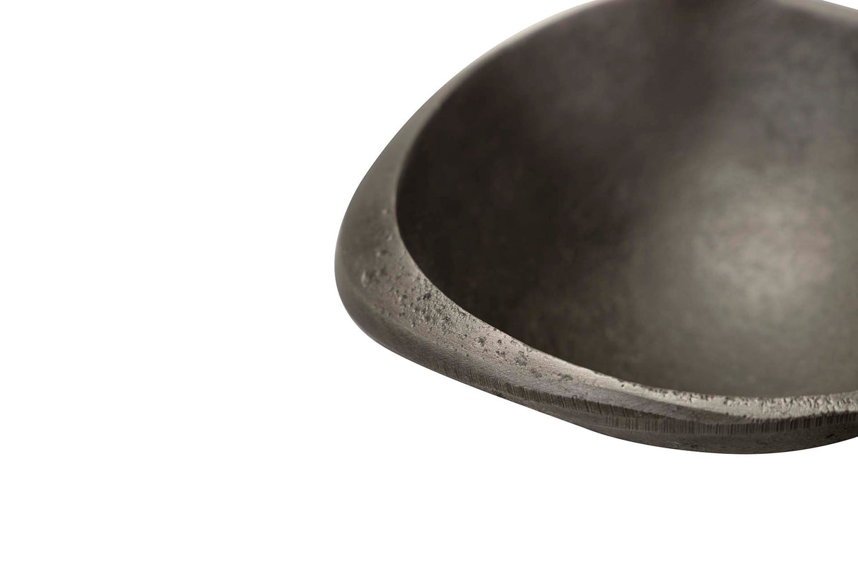 Centro in alluminio nero e oro 28x22x18 cm