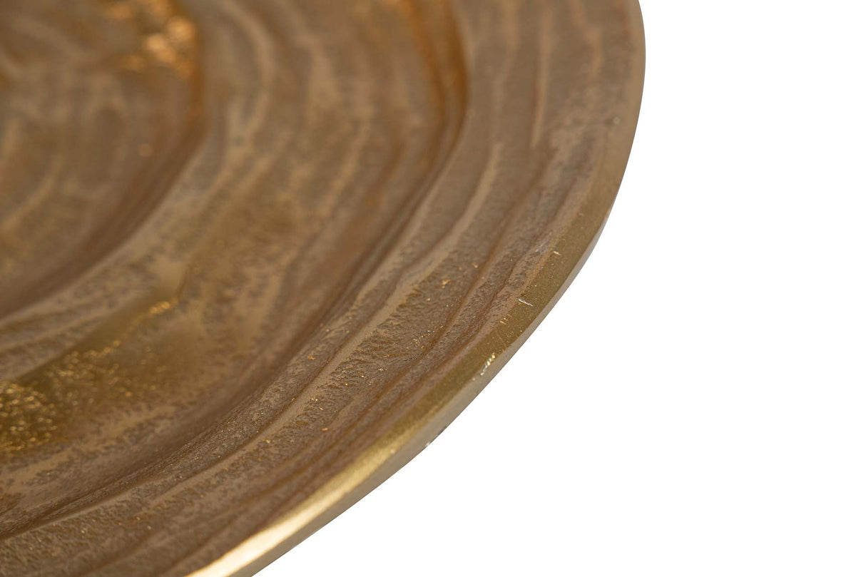 Centre Dorado en aluminium 35x35x4 cm