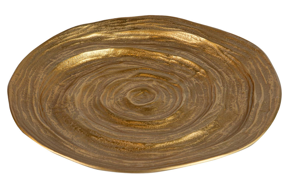 Centre Dorado en aluminium 35x35x4 cm