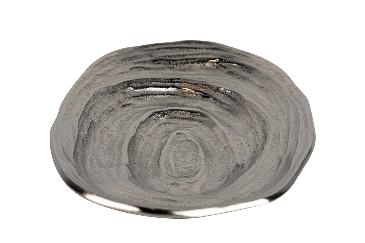 Centre d'aluminium argenté 37x20x4 cm