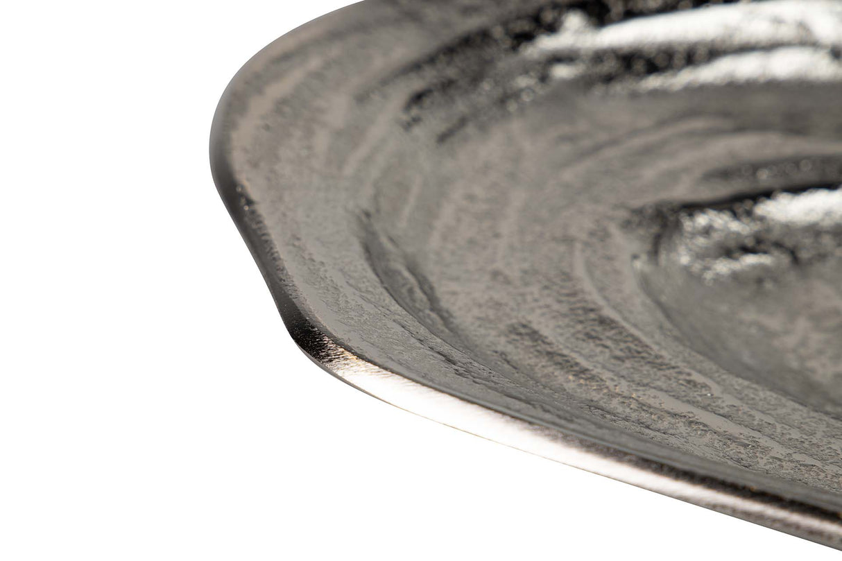 Centre d'aluminium argenté 37x20x4 cm