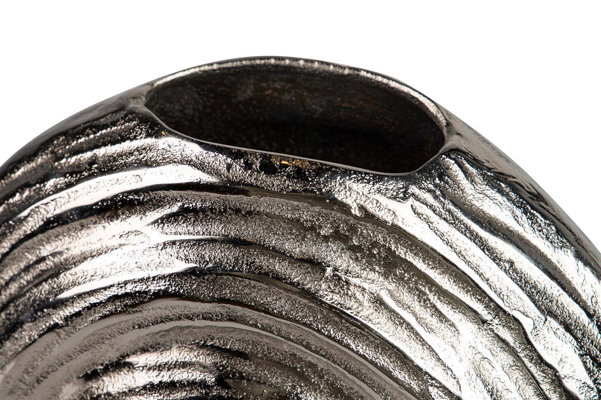 FLORERO ALUMINIO PLATEADO 32x14x29 CM