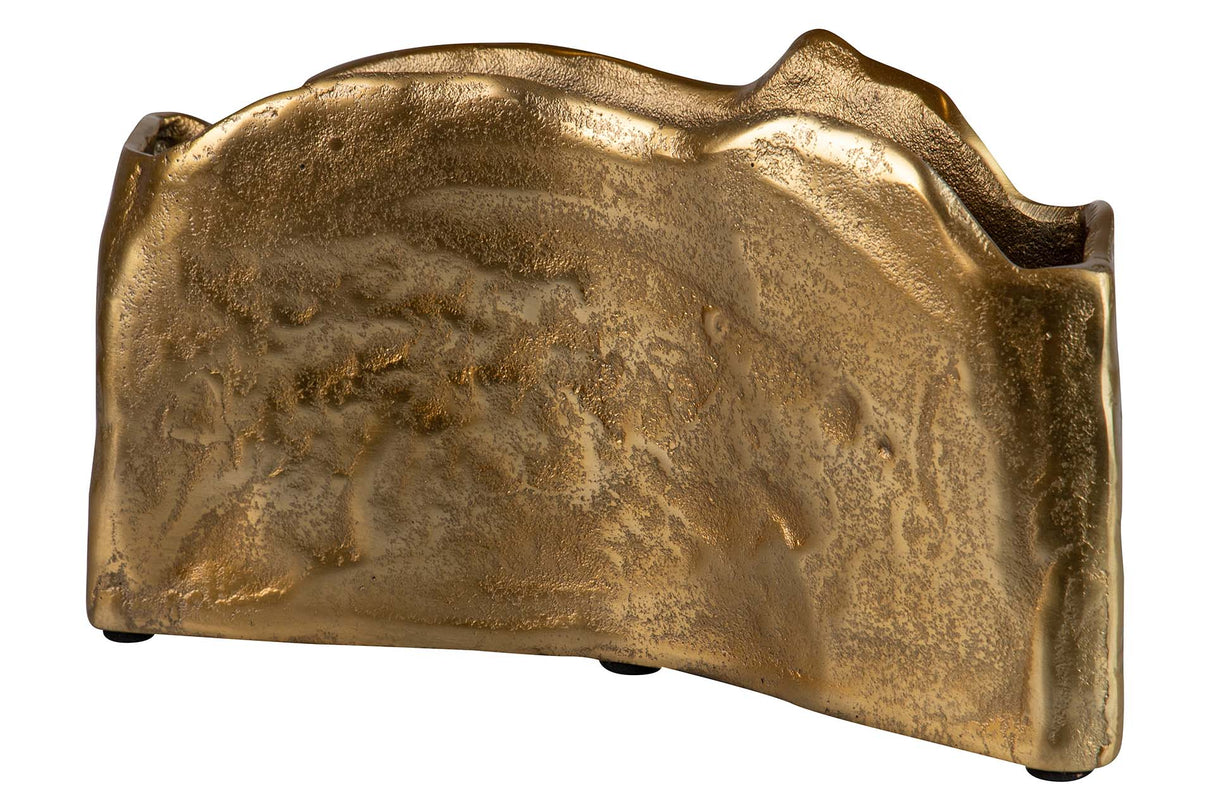 Golden Aluminium Florer 37x11x20 cm