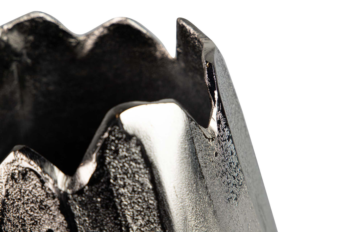 Silber Aluminium Florer 16x16x29 cm