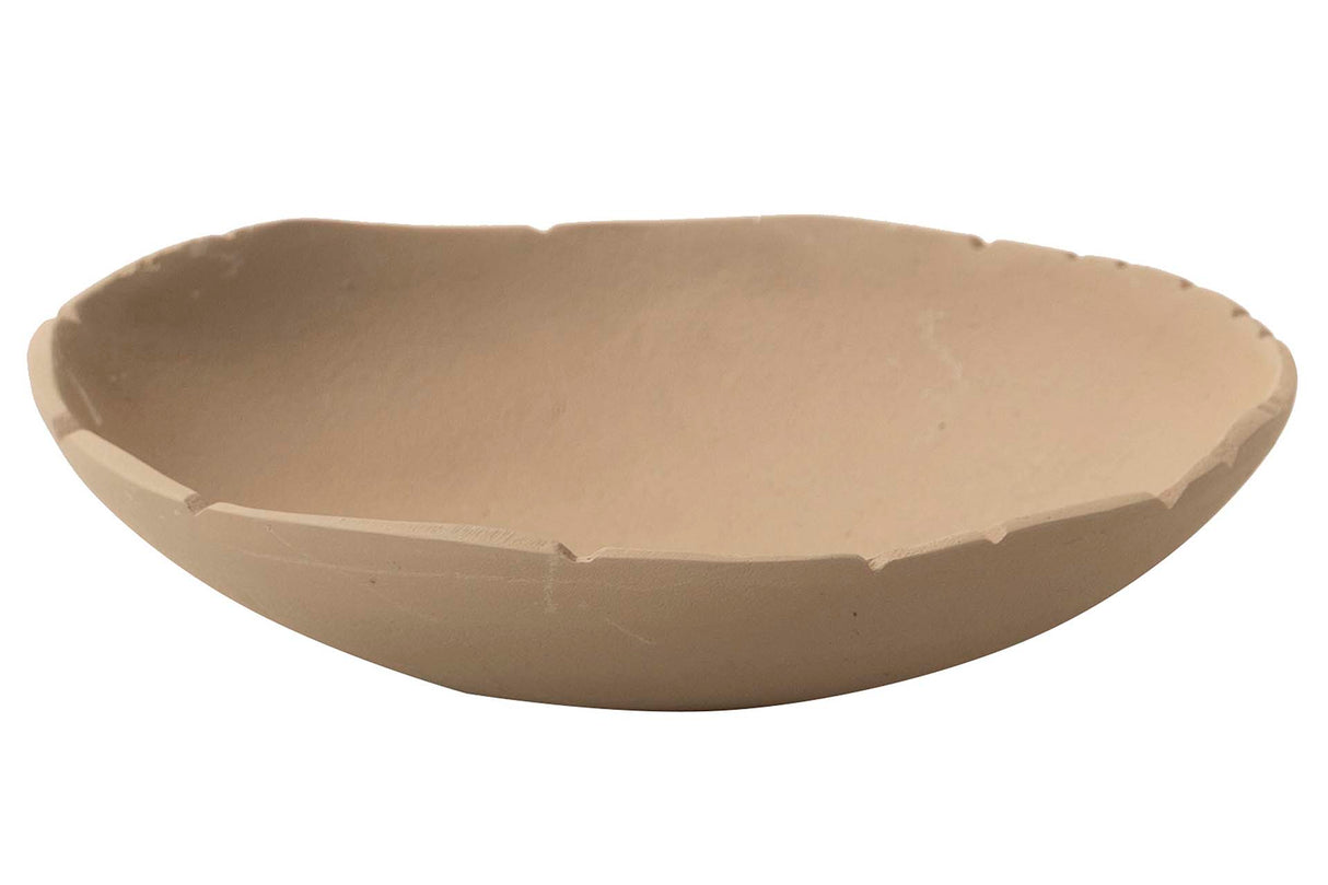 Centro in alluminio beige 18x18x5 cm