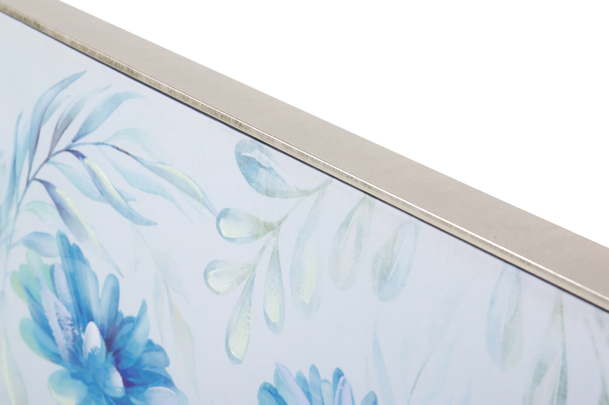 Definir 2 fotos de flores com quadro 40% pm 152x5x62 cm