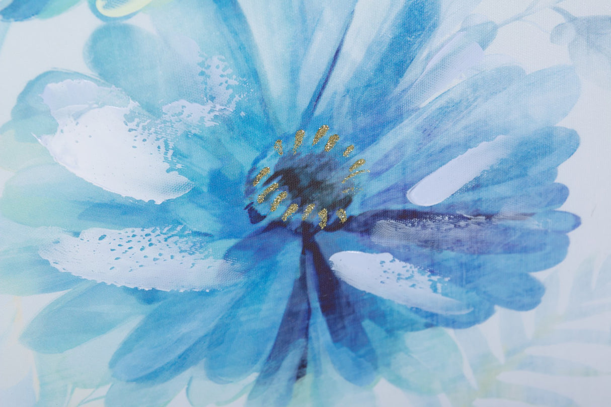 Definir 2 fotos de flores com quadro 40% pm 152x5x62 cm