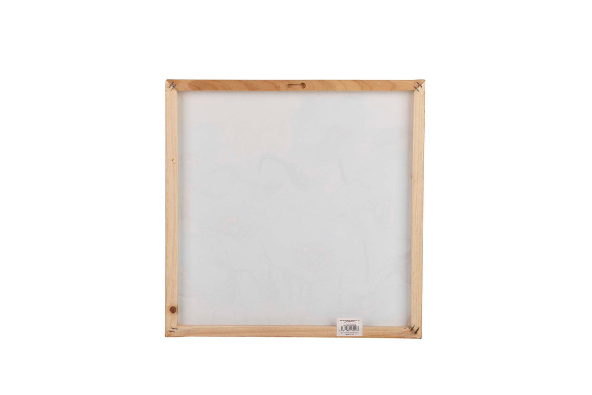 SET 2 LIENZO FLORES 40% PINTADO A MANO 40x2x40 CM