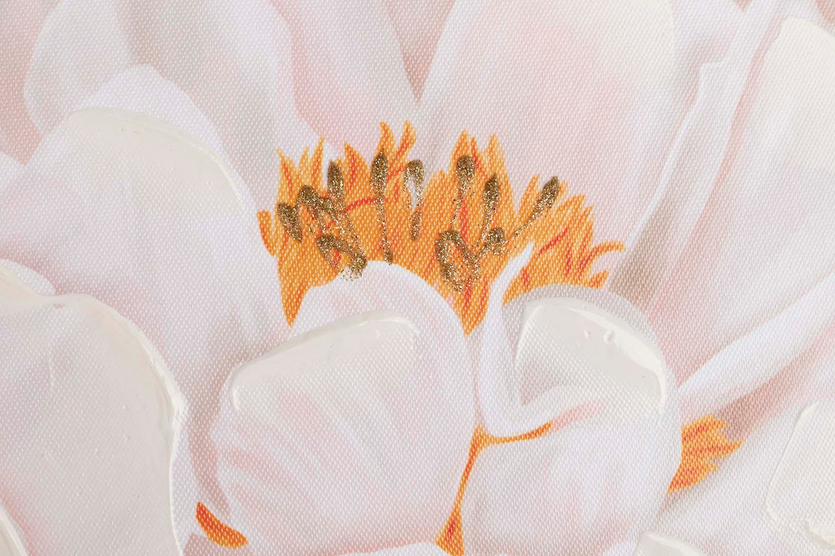 SET 2 LIENZOS FLORES 40% PINTADO A MANO 40x2x40 CM