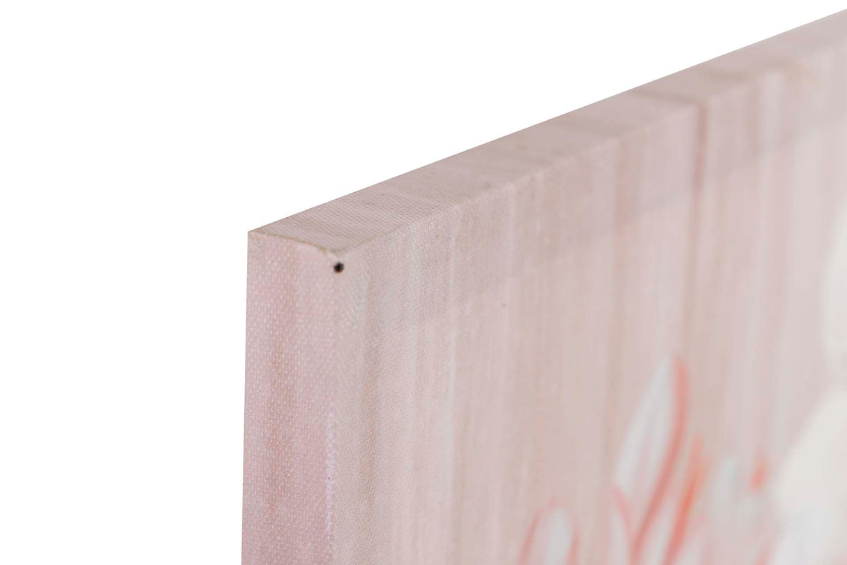 SET 2 LIENZOS FLORES 40% PINTADO A MANO 40x2x40 CM