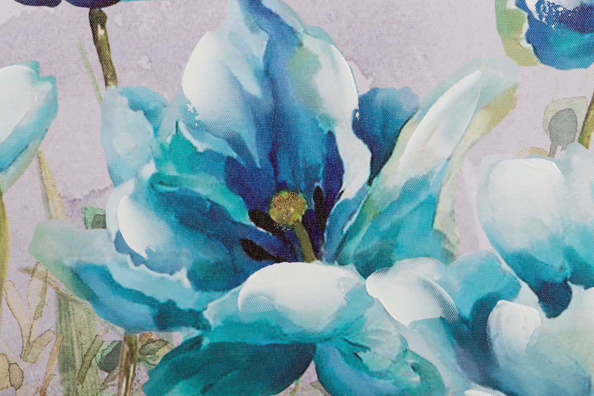 SET 2 LIENZOS FLORES 40% PINTADO A MANO 60x2x60 CM