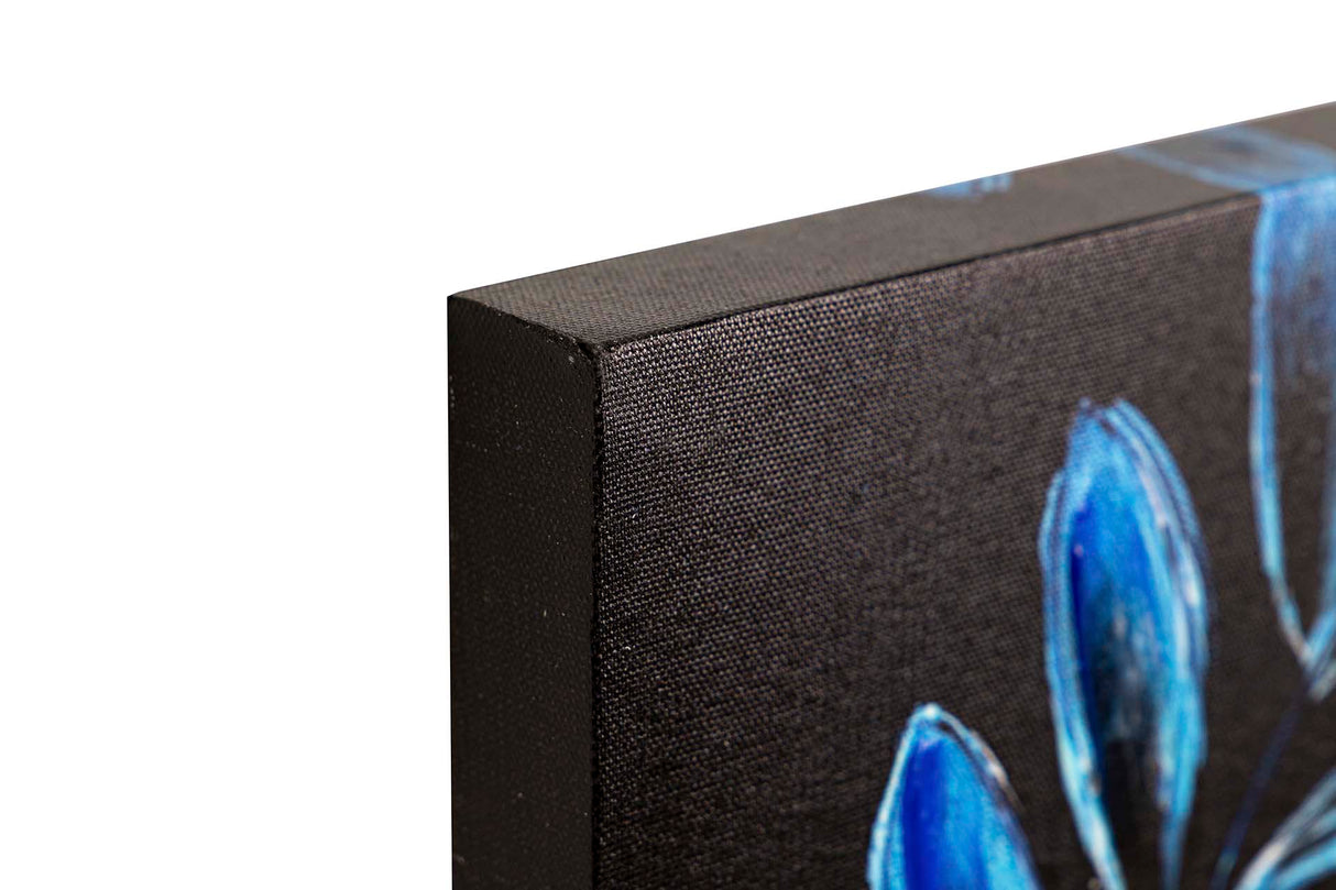 SET 2 LIENZOS FLORES 40% PINTADO MANO 60x3x60 CM