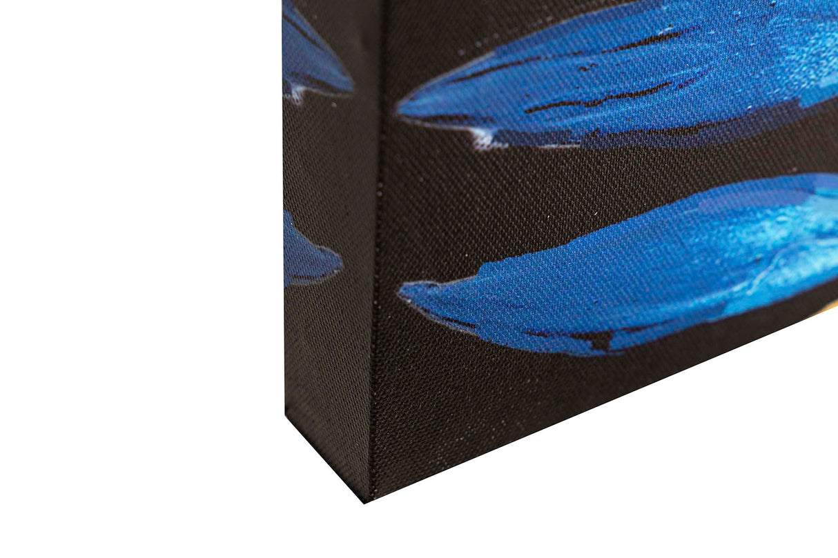 SET 2 LIENZOS FLORES 40% PINTADO MANO 60x3x60 CM