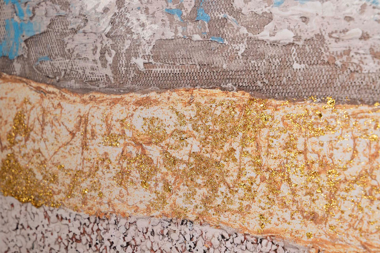 SET 2 LIENZOS ABSTR. 40% PINTADO MANO 40x3x80 CM