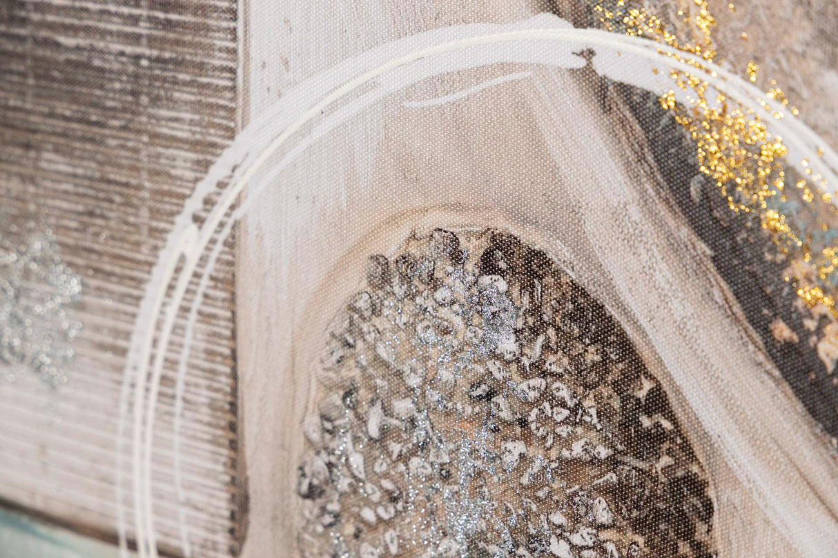 SET 2 LIENZOS ABSTR. 40% PINTADO MANO 40x3x80 CM