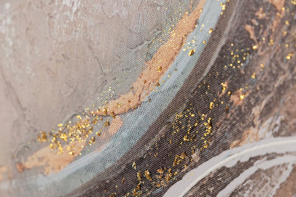 SET 2 LIENZOS ABSTR. 40% PINTADO MANO 40x3x80 CM