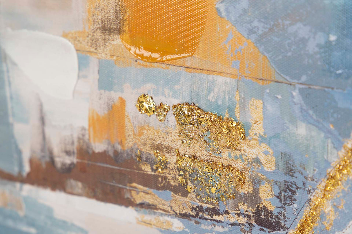 SET 2 LIENZOS ABSTR. 40% PINTADO MANO 50x3x70 CM