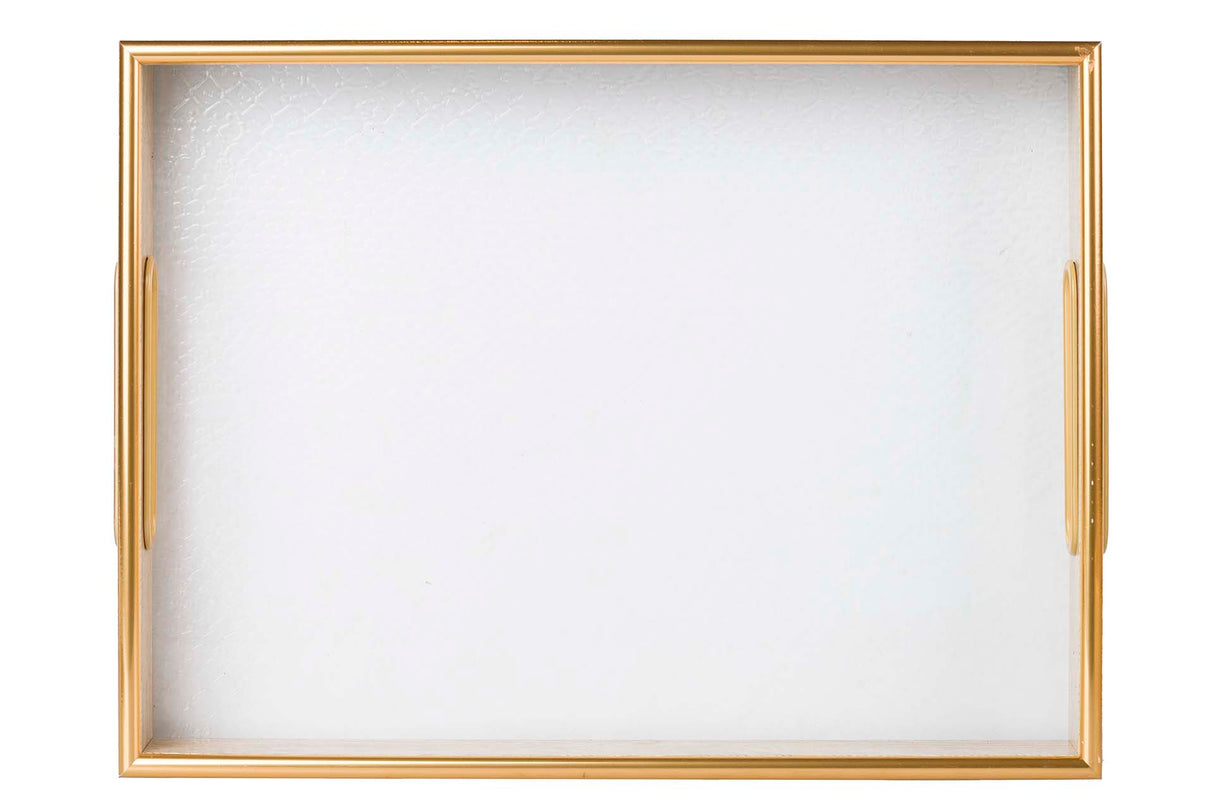 Set 2 PU -Kristallschalen 40x30x5 35x25x5 cm