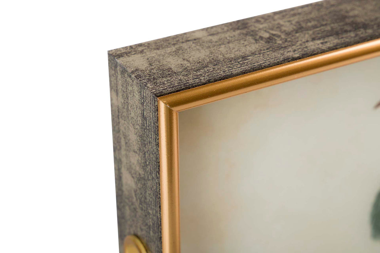 Conjunto 2 bandejas de cristal PU 40x30x5 35x25x5 cm