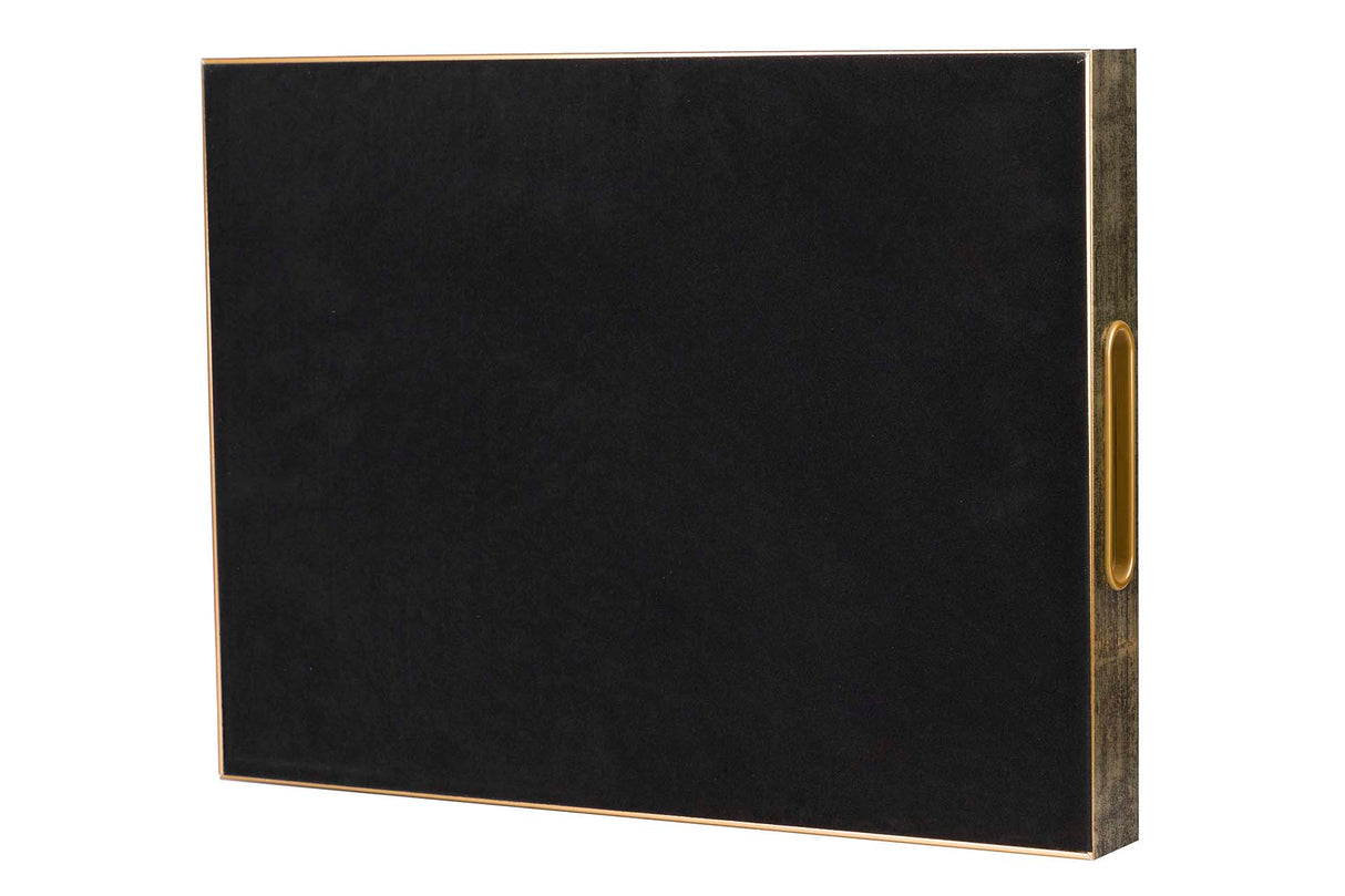 Conjunto 2 bandejas de cristal PU 40x30x5 35x25x5 cm