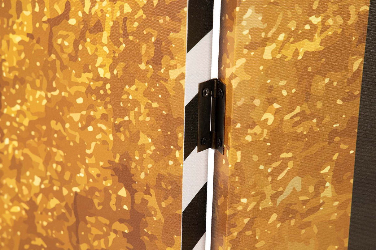 BIOMBO LIENZO ABSTRACTO 120x3x180 CM