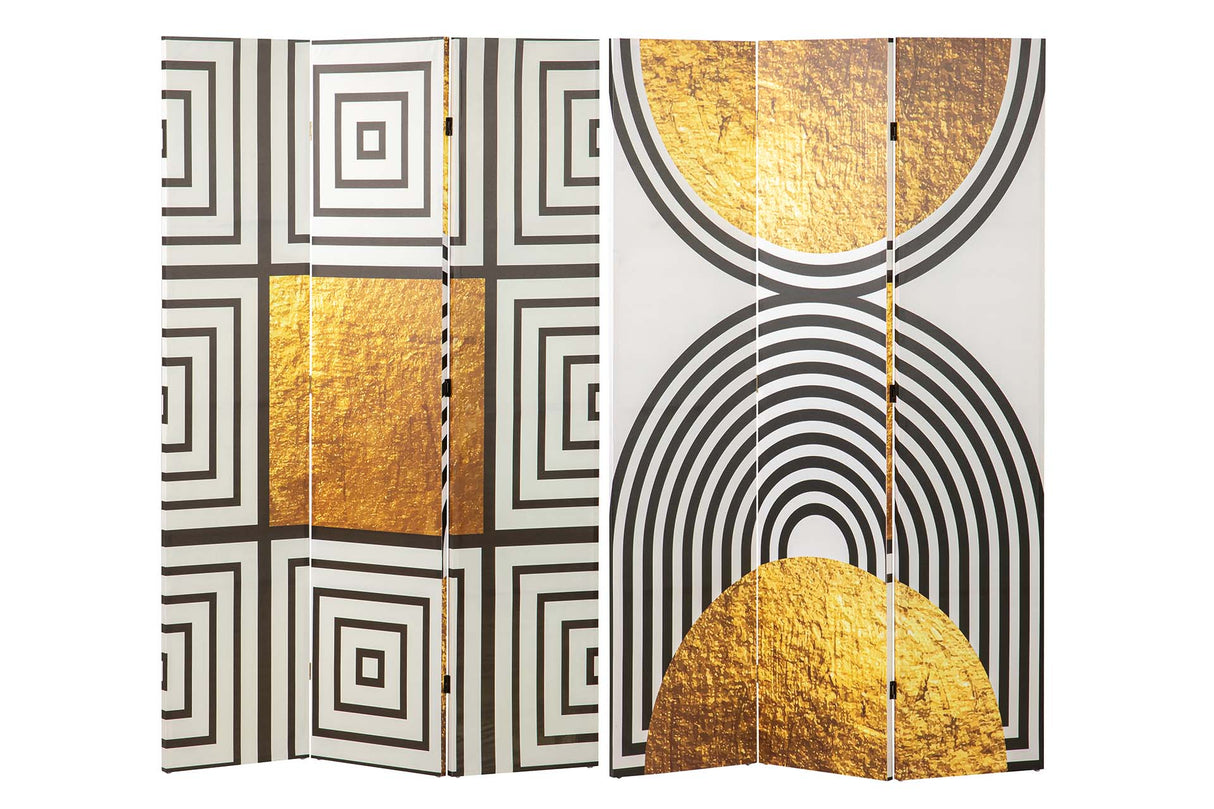 BIOMBO LIENZO ABSTRACTO 120x3x180 CM