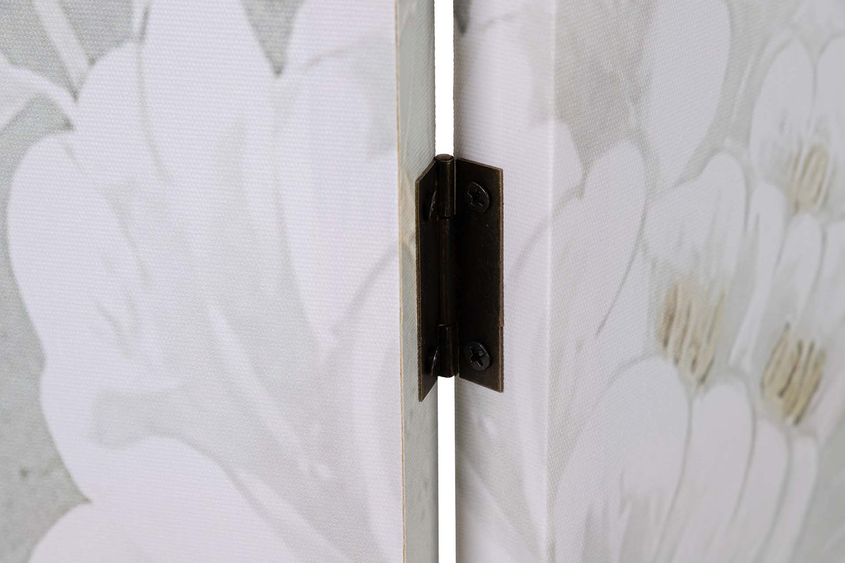 BIOMBO LIENZO FLORES 120x3x180 CM