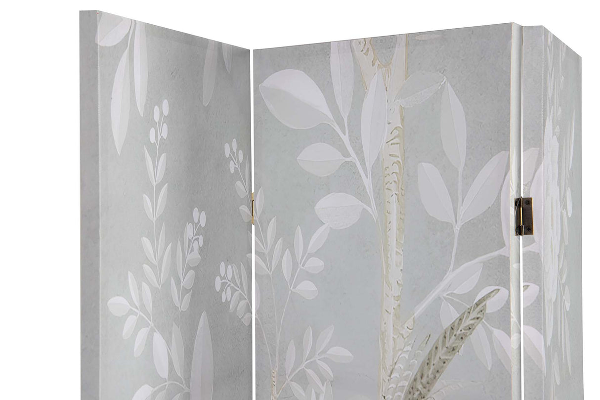 BIOMBO LIENZO FLORES 120x3x180 CM