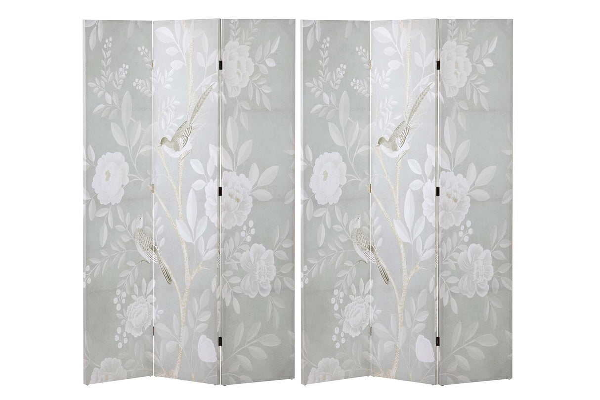 BIOMBO LIENZO FLORES 120x3x180 CM