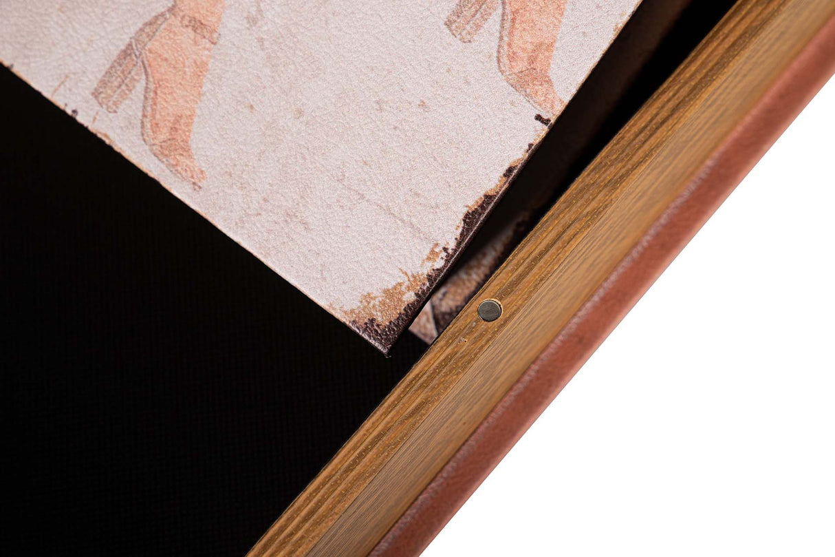 SET 2 CAJAS LIBRO MUJERES 34x25x7 27x20x6 CM