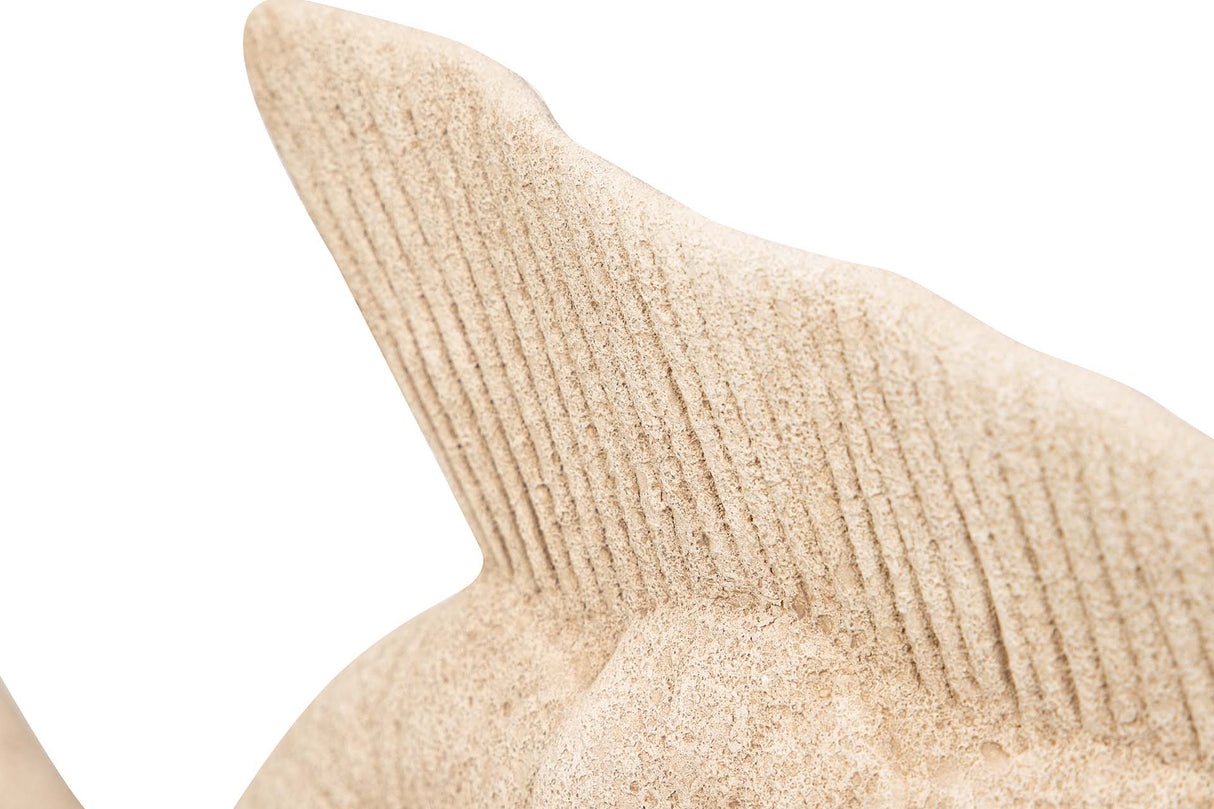 Figure en céramique Fish brun 34x29x11 cm