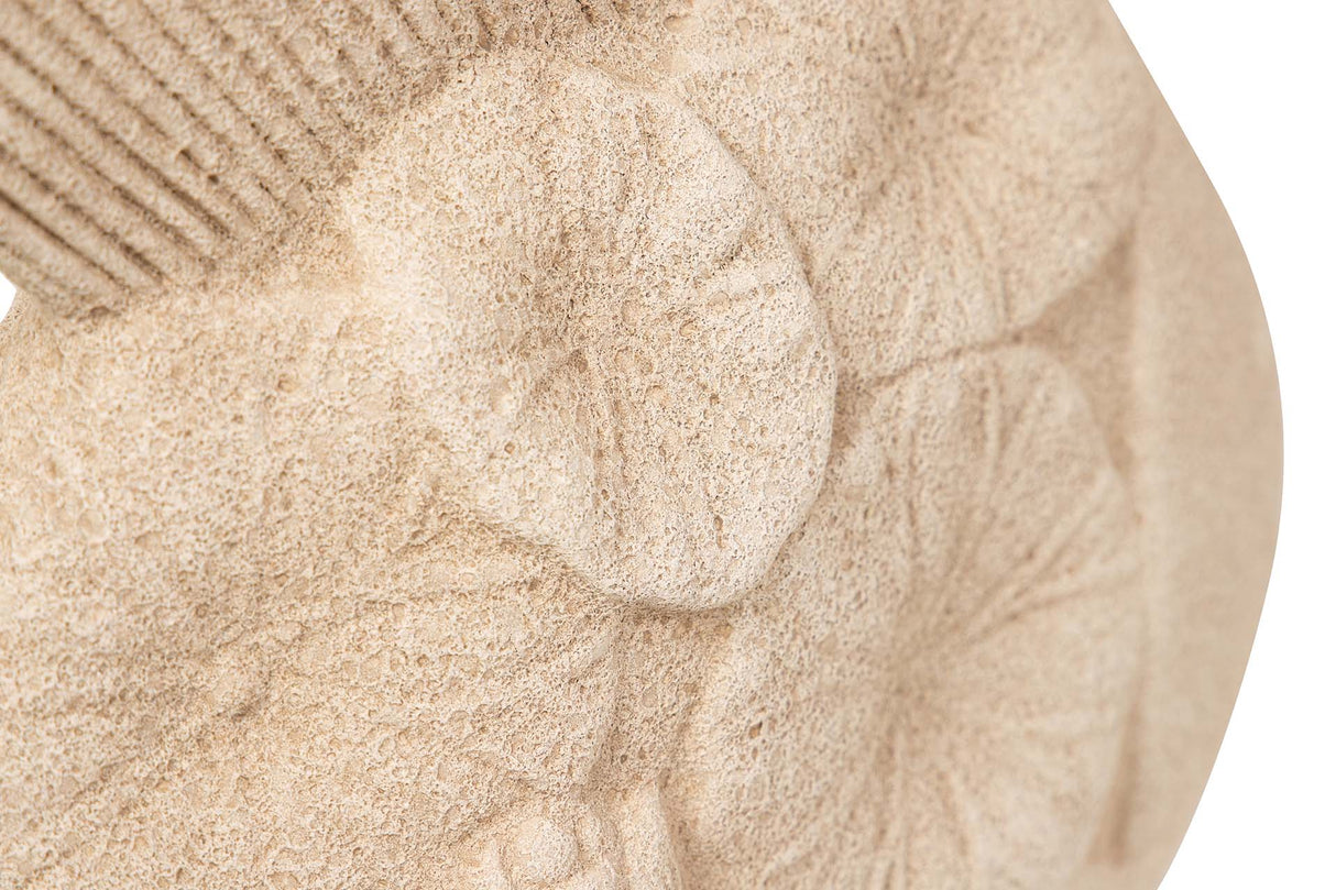 Figure en céramique Fish brun 34x29x11 cm