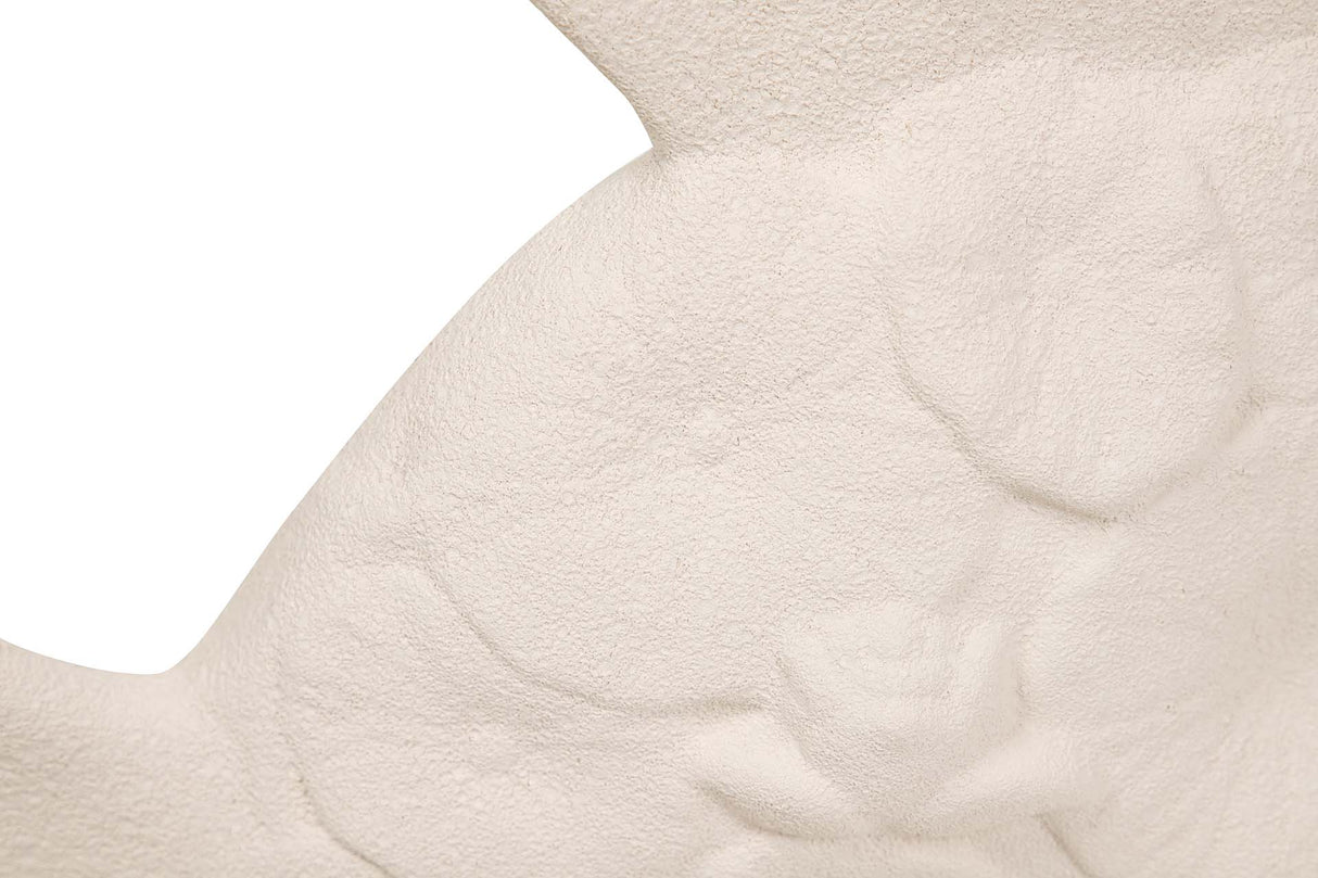 Figure de poisson en céramique beige 30x24x10 cm