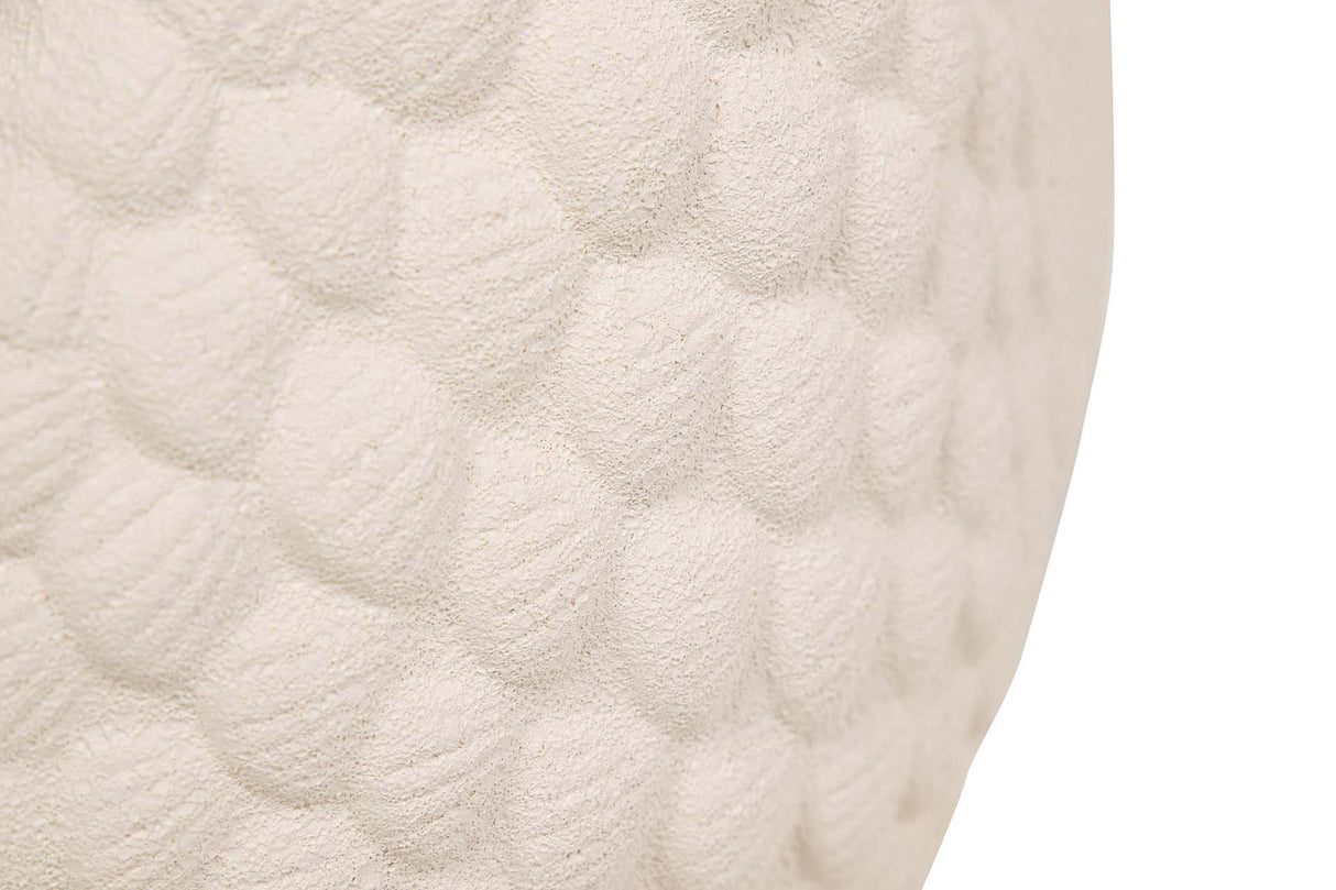 FIGURA PEZ CERAMICA BEIGE 30x24x10 CM