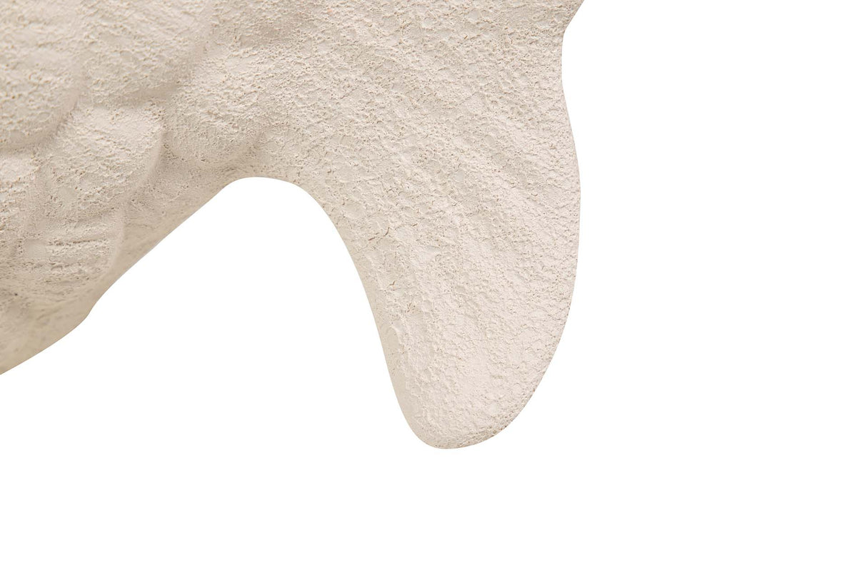 FIGURA PEZ CERAMICA BEIGE 30x24x10 CM