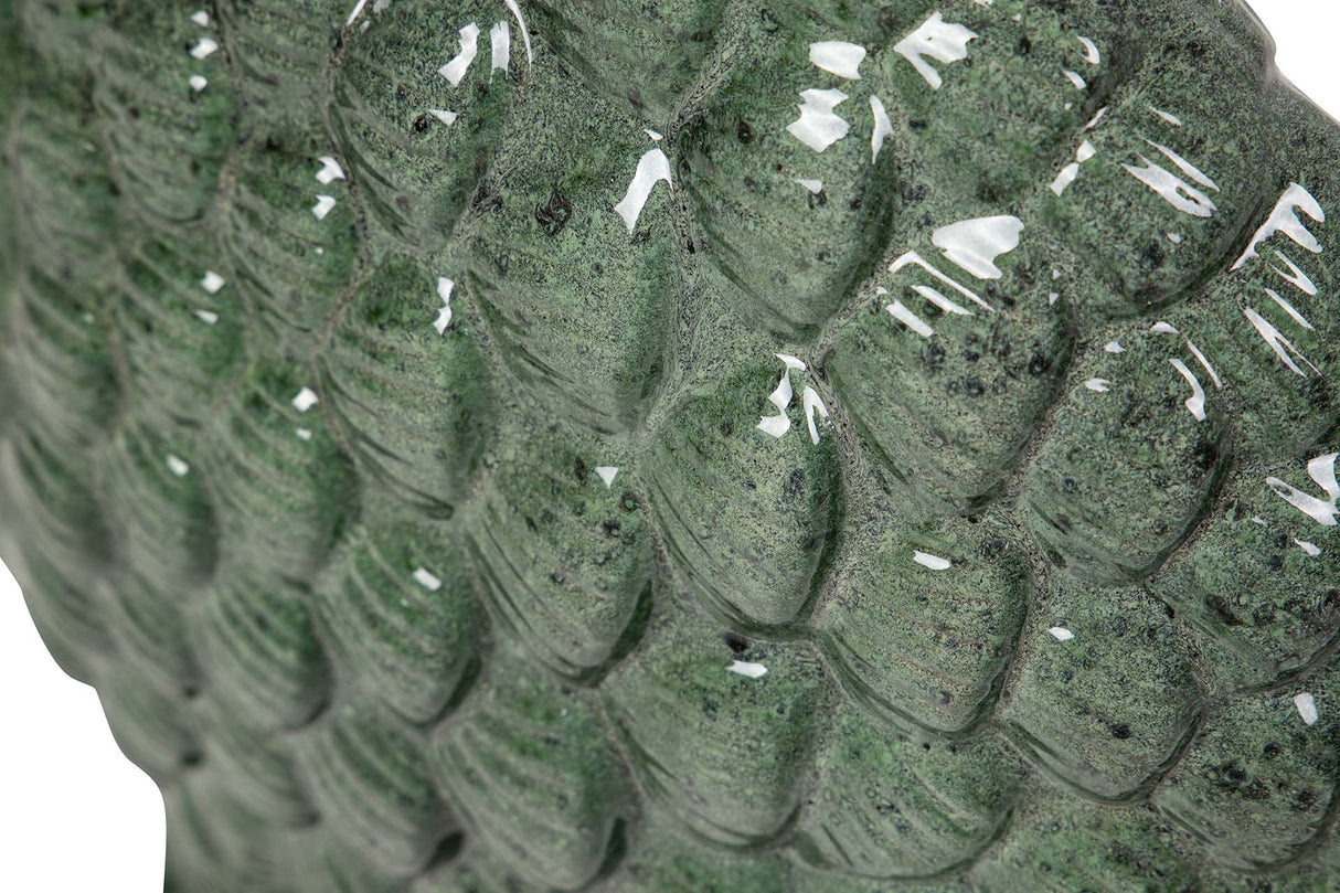 Figure Poisson en céramique verte 34x29x11 cm