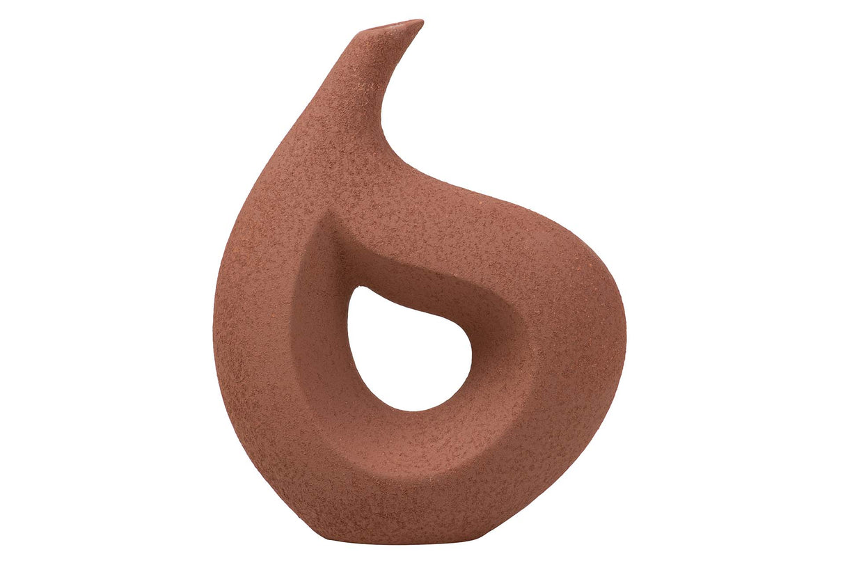 JARRON CERAMICA MARRON 35x12x50 CM