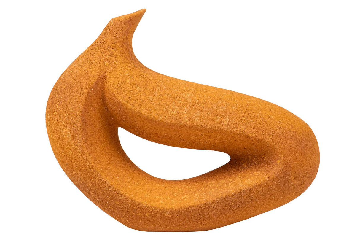 JARRON CERAMICA NARANJA 40x12x32 CM