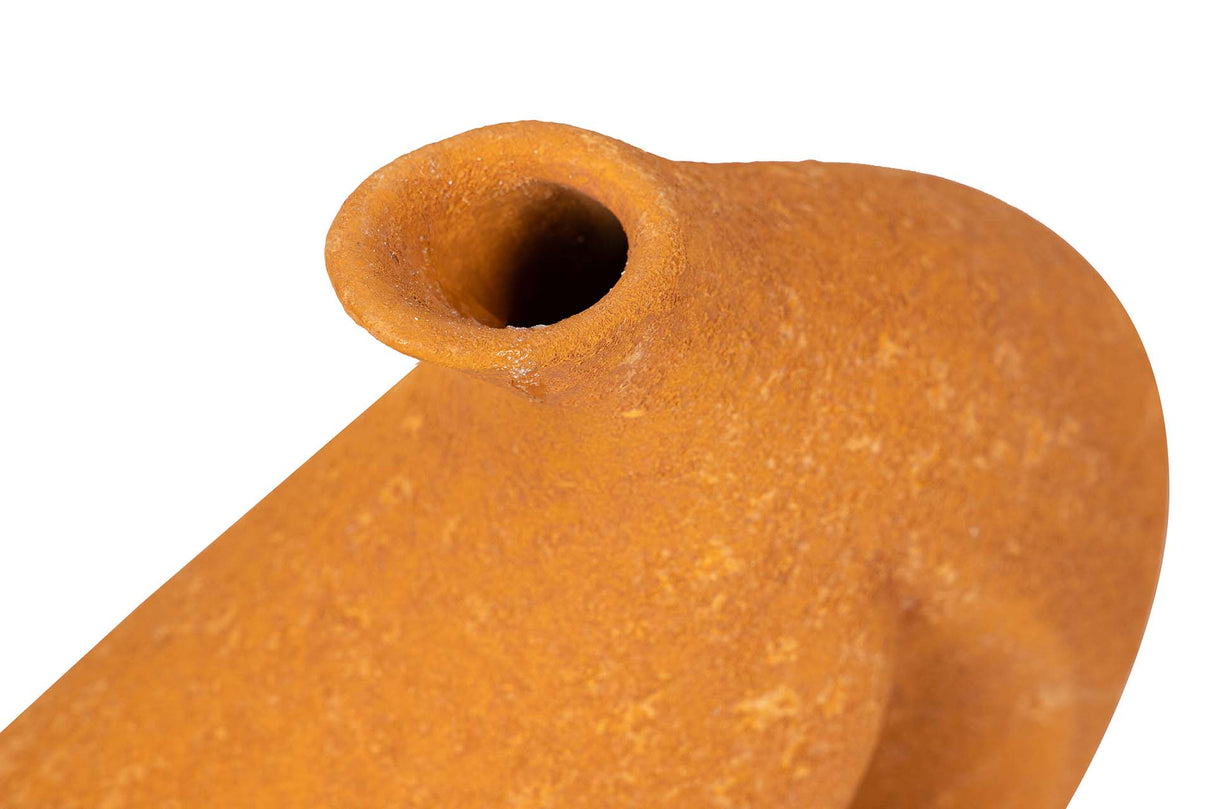 JARRON CERAMICA NARANJA 40x12x32 CM