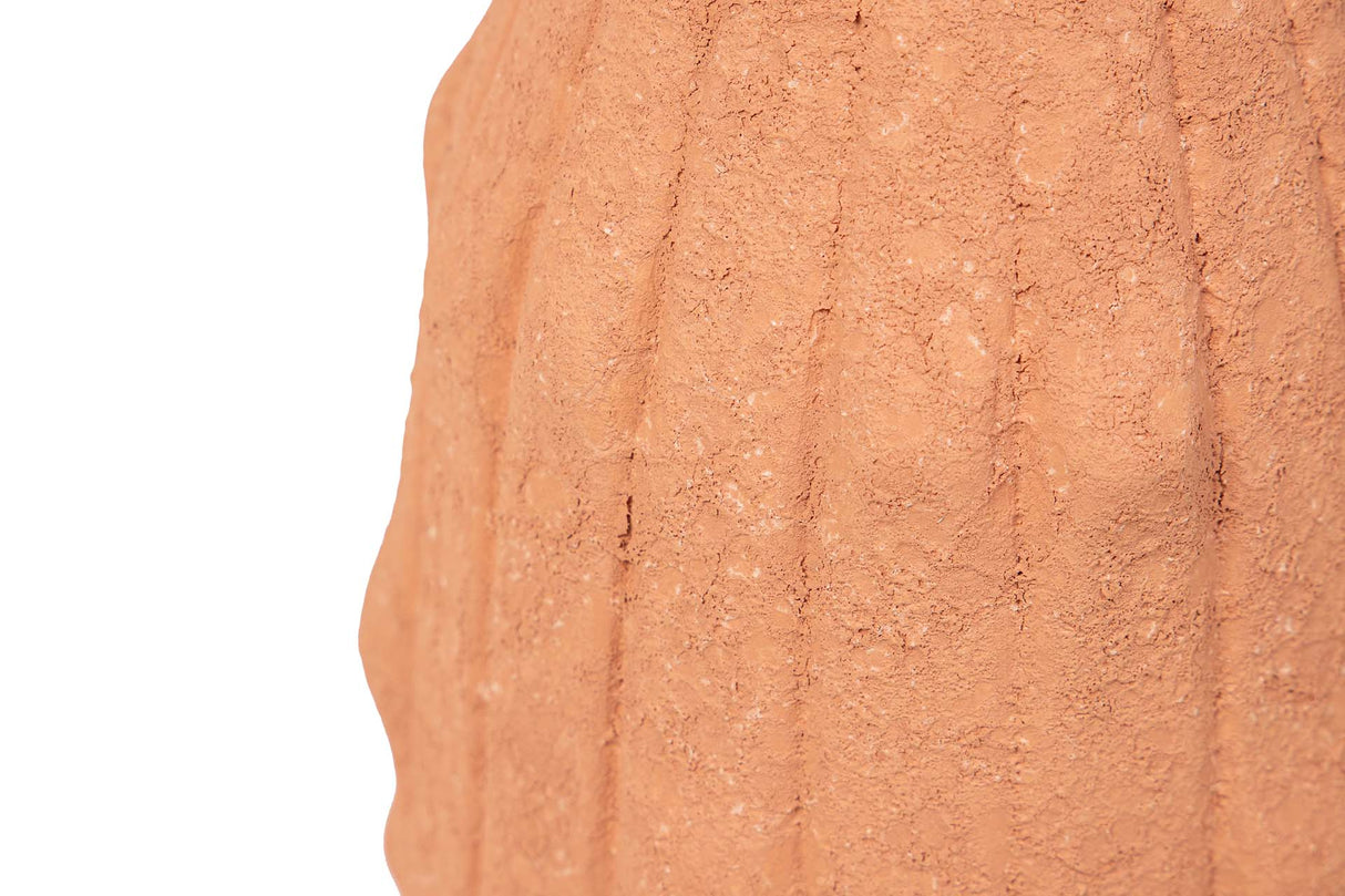 JARRON CERAMICA NARANJA 17x17x33 CM