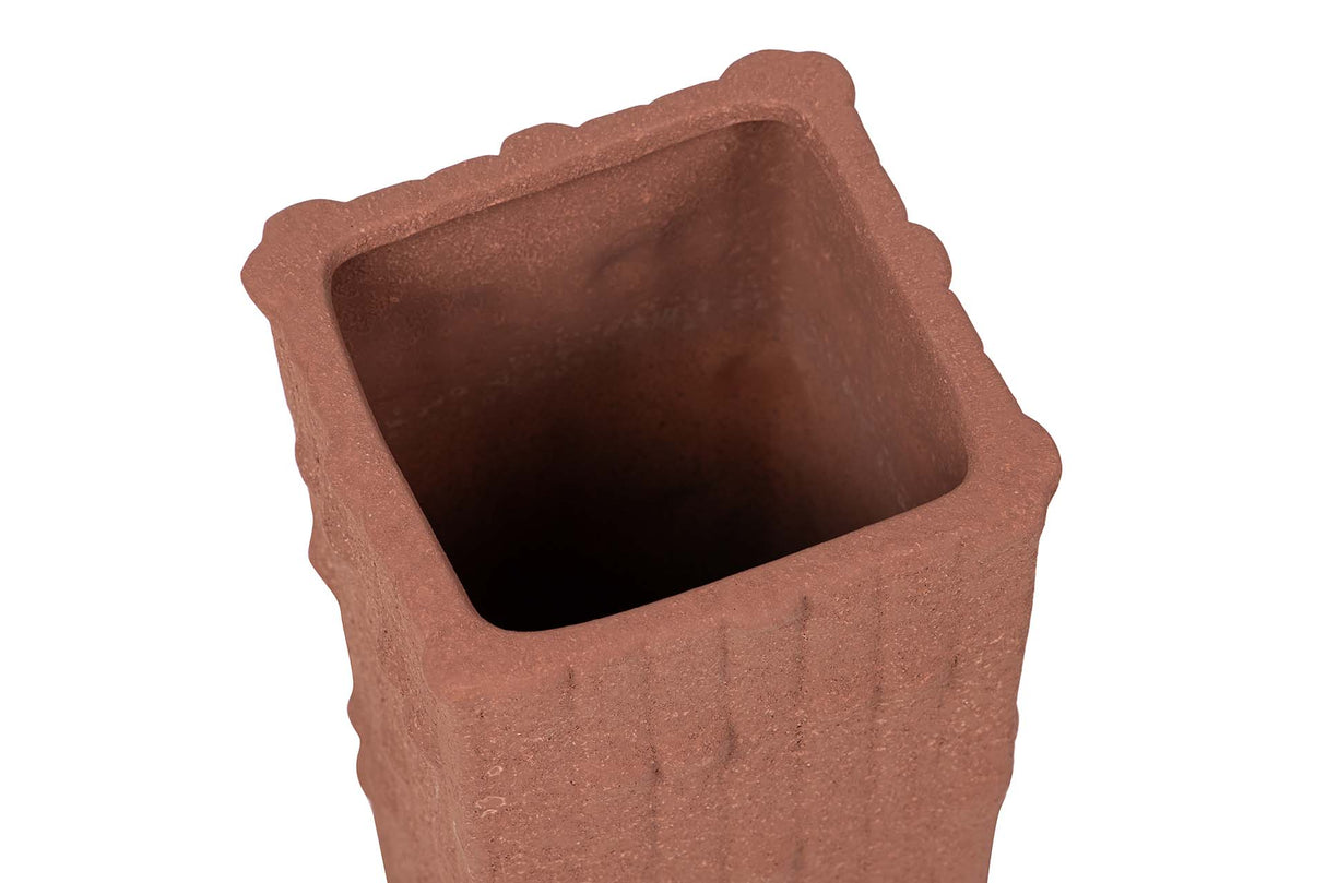 JARRON CERAMICA MARRON 14x14x41 CM